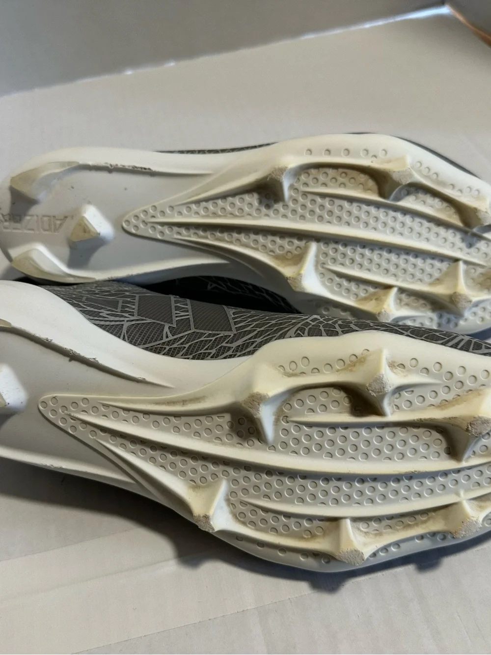 Adidas Mens Adizero Electric Gray/ metallic silver football cleats
